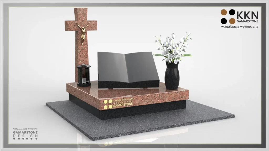 Nagrobek granitowy urnowy / dziecięcy