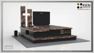 Nagrobek granitowy podwójny