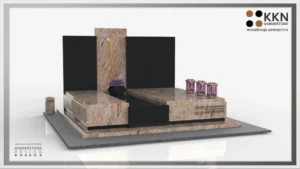 Nagrobek granitowy podwójny