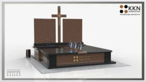 Nagrobek granitowy podwójny