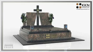 Nagrobek granitowy podwójny