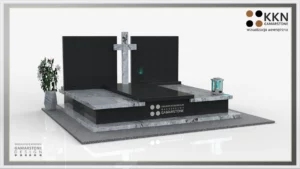 Nagrobek granitowy podwójny