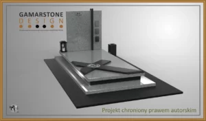 Nagrobek granitowy pojedynczy Aferton