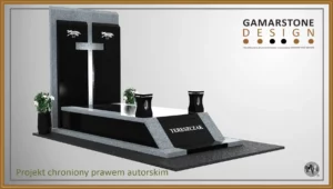 Nagrobek granitowy pojedynczy Atos