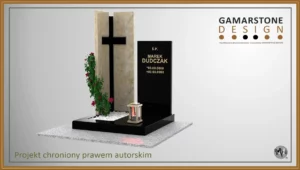 Nagrobek granitowy urnowy / dziecięcy Baltimor