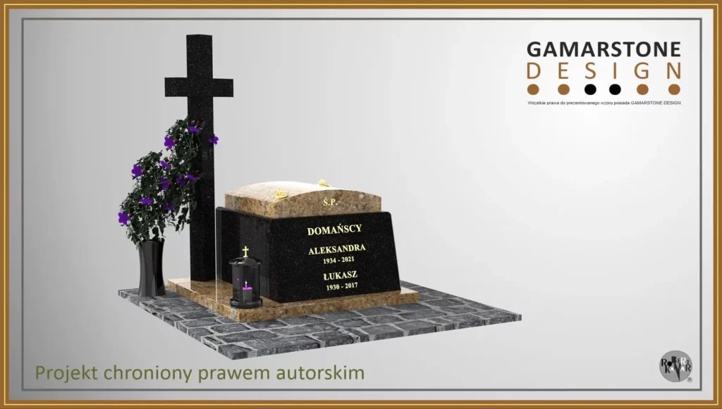 Nagrobek granitowy urnowy / dziecięcy Citian