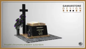 Nagrobek granitowy urnowy / dziecięcy Citian