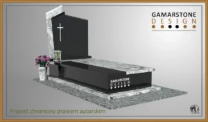 Nagrobek granitowy pojedynczy Concord