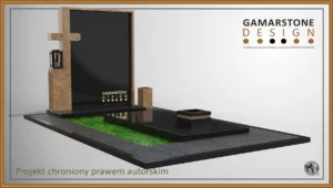 Nagrobek granitowy pojedynczy Doloren