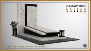 Nagrobek granitowy pojedynczy Dorsed