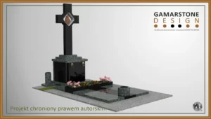 Nagrobek granitowy pojedynczy Drimus