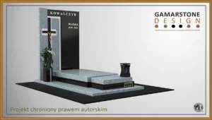 Nagrobek granitowy pojedynczy Dubrownik