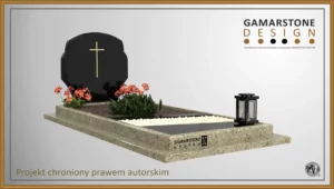 Nagrobek granitowy pojedynczy Ekstra GZ1 001