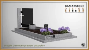 Nagrobek granitowy pojedynczy Ekstra GZ1 002