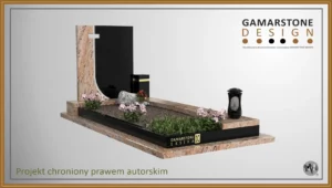 Nagrobek granitowy pojedynczy Ekstra GZ1 004