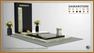 Nagrobek granitowy pojedynczy Elizjum