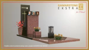 Nagrobek granitowy pojedynczy EXTRA 008