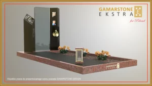 Nagrobek granitowy pojedynczy EXTRA 014