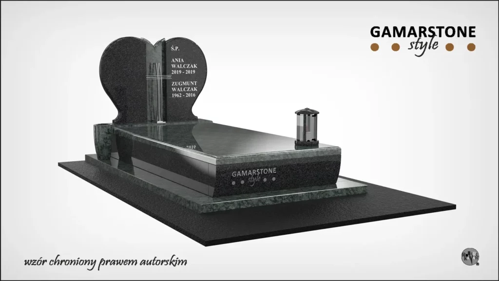 Nagrobek granitowy pojedynczy STYLE 002