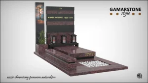 Nagrobek granitowy pojedynczy STYLE 017