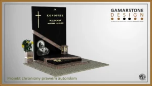 Nagrobek granitowy urnowy / dziecięcy Grantus