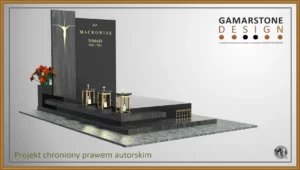 Nagrobek granitowy pojedynczy Kamarat