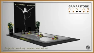 Nagrobek granitowy pojedynczy Kantari