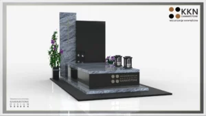 Nagrobek granitowy pojedynczy KKN 009