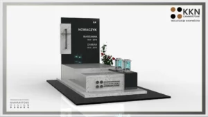 Nagrobek granitowy pojedynczy KKN 013