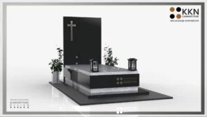 Nagrobek granitowy pojedynczy KKN 014
