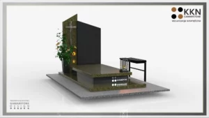 Nagrobek granitowy pojedynczy KKN 019