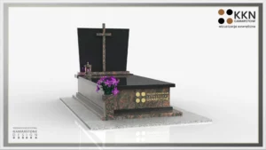 Nagrobek granitowy pojedynczy KKN 030