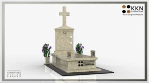 Nagrobek granitowy pojedynczy KKN 033