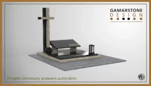 Nagrobek granitowy urnowy / dziecięcy Klaryton