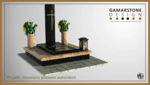 Nagrobek granitowy urnowy / dziecięcy Kordat