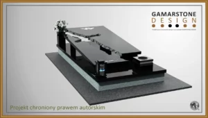 Nagrobek granitowy pojedynczy Kyoto