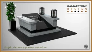 Nagrobek granitowy urnowy / dziecięcy Maliga