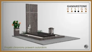 Nagrobek granitowy pojedynczy Miraż