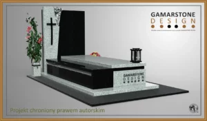 Nagrobek granitowy pojedynczy Mirror