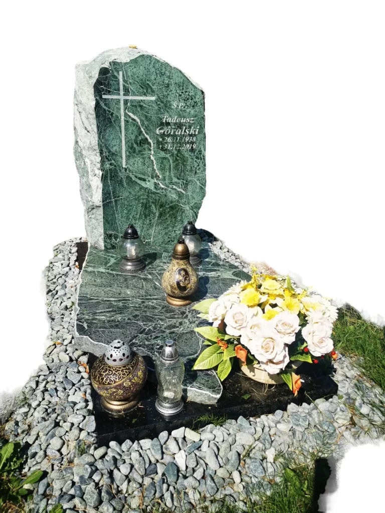 Zdjęcie realizacji - Monolit serpentynit + szlifowana płyta + serpentynitowa + podstawa z granitu Szwed