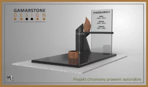 Nagrobek granitowy pojedynczy Nawarra