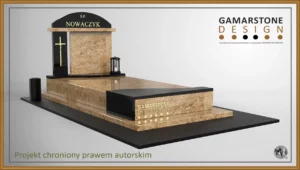 Nagrobek granitowy pojedynczy Pasadena