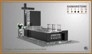 Nagrobek granitowy pojedynczy Pater