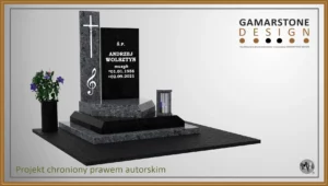 Nagrobek granitowy urnowy / dziecięcy Preludium