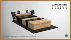 Nagrobek granitowy pojedynczy Senso