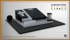 Nagrobek granitowy urnowy / dziecięcy Senso