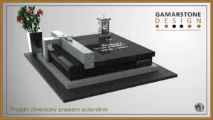 Nagrobek granitowy urnowy / dziecięcy Uralot