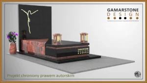 Nagrobek granitowy pojedynczy Yoko