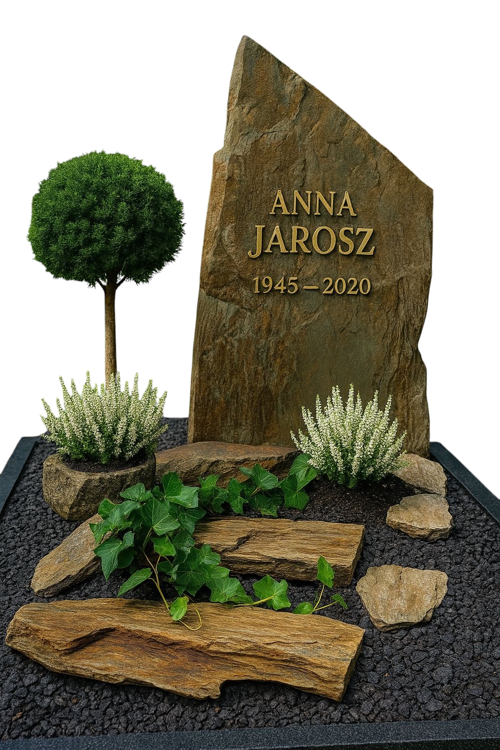 NAGROBEK SKALNY Z ŁUPKA