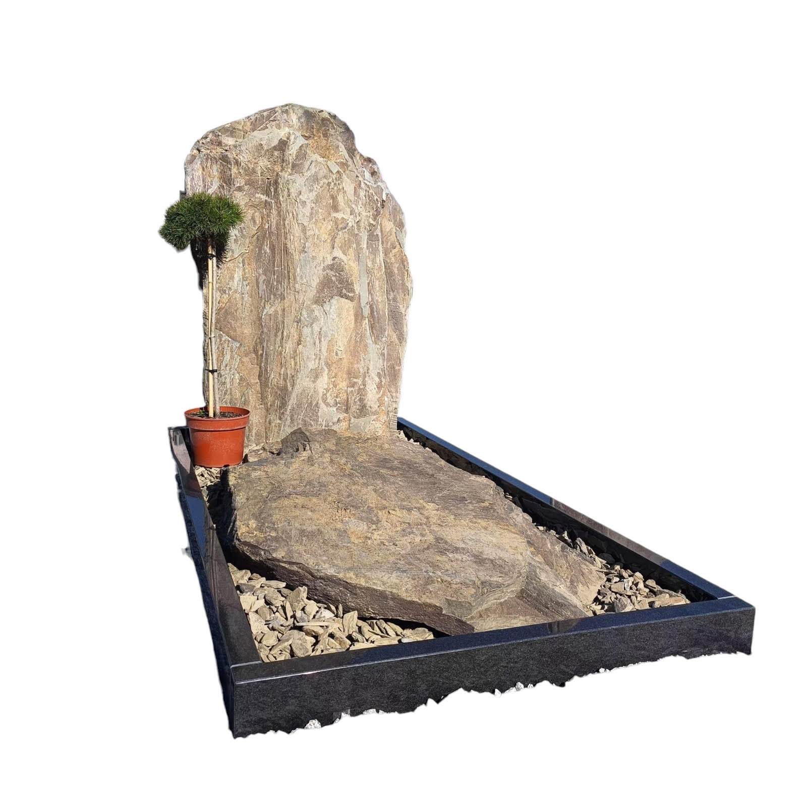 NAGROBEK SKALNY Z ŁUPKA